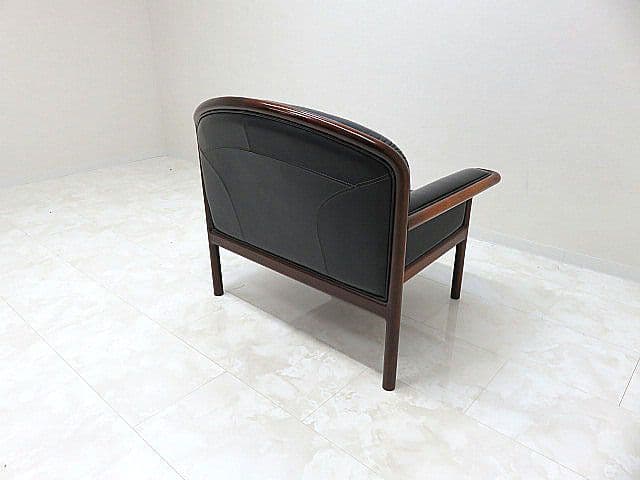 カンディハウス 「クイーン」総革パーソナルソファ　　1人掛けソファ/1Pソファ