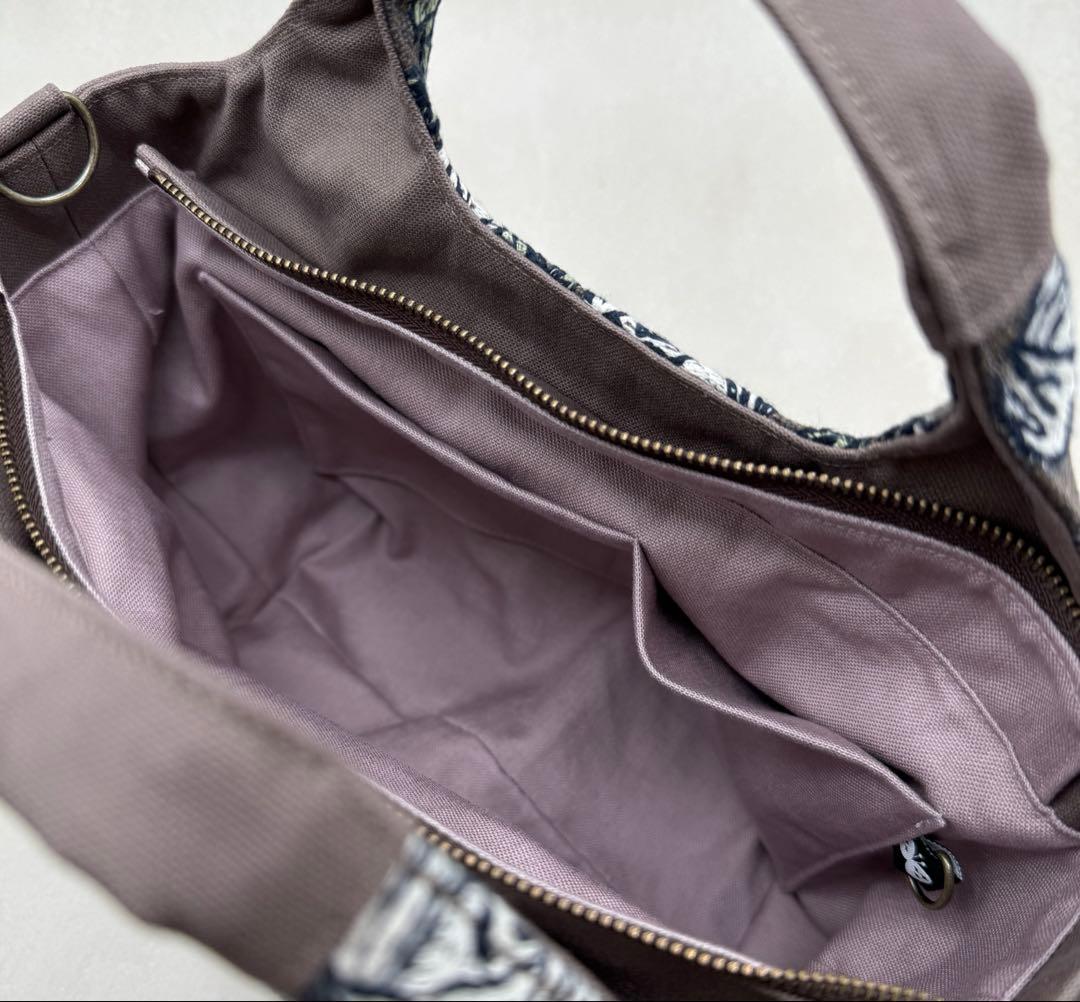 ミナペルホネン rosy ハンドメイドバッグ 1216