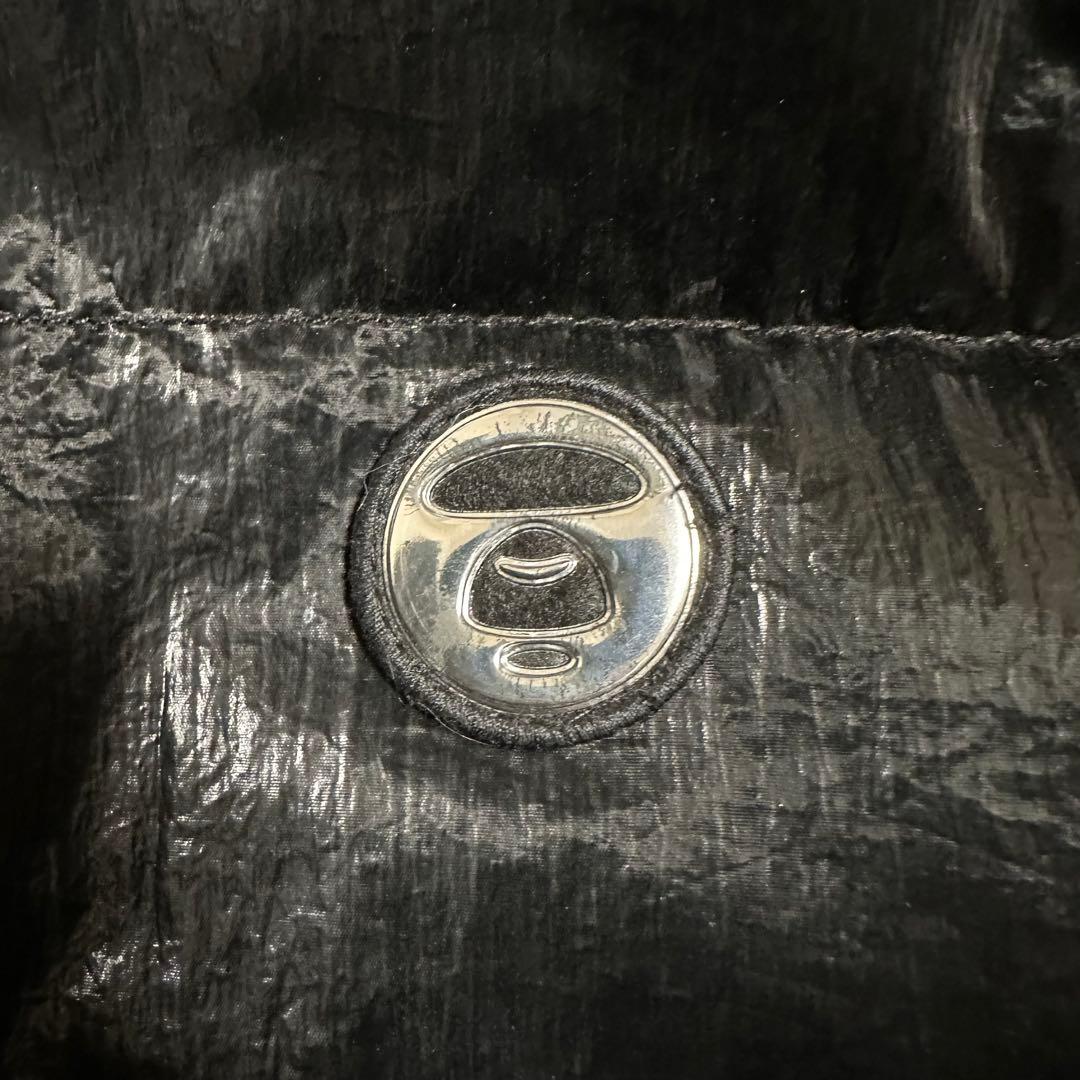 【AAPE】アベイシングエイプ ダウンベストブラック 光沢00s archive