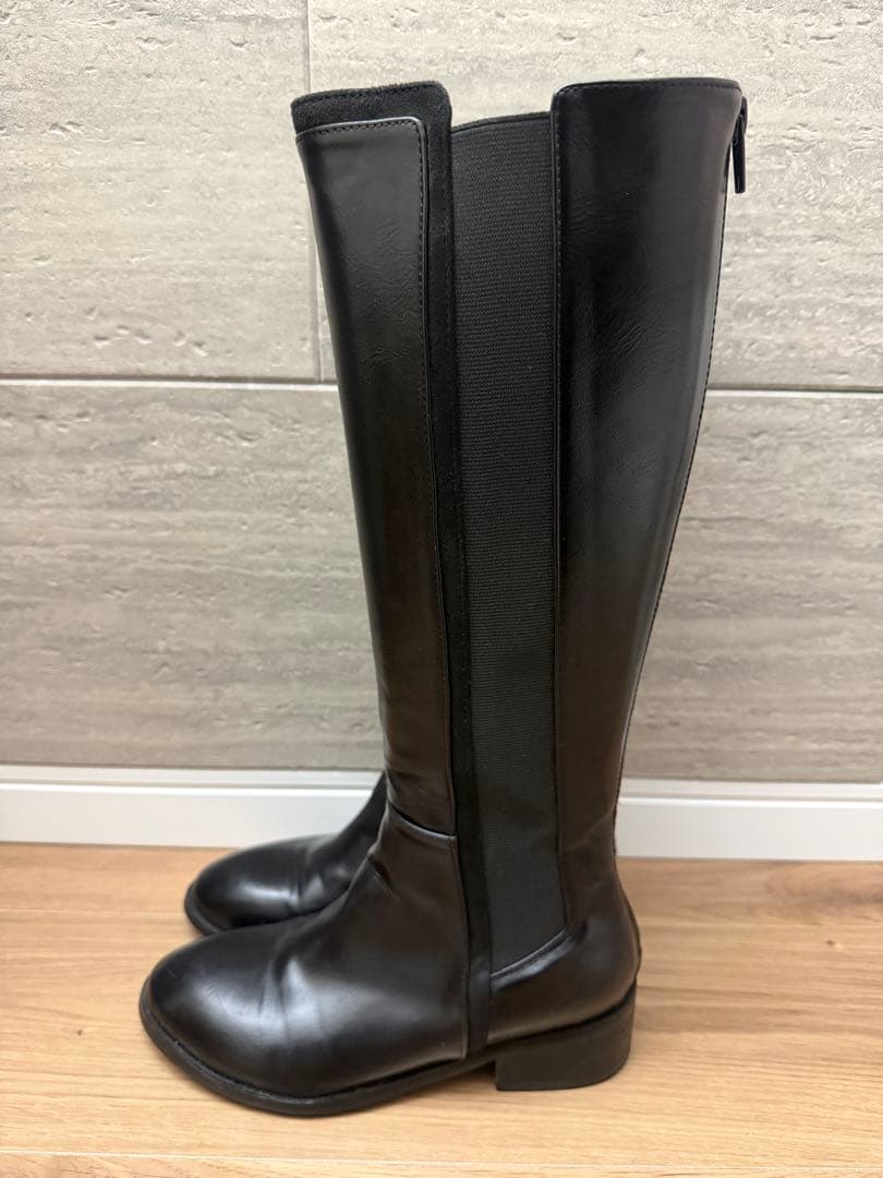 【ほぼ新品/箱あり】HIAND ロングブーツ