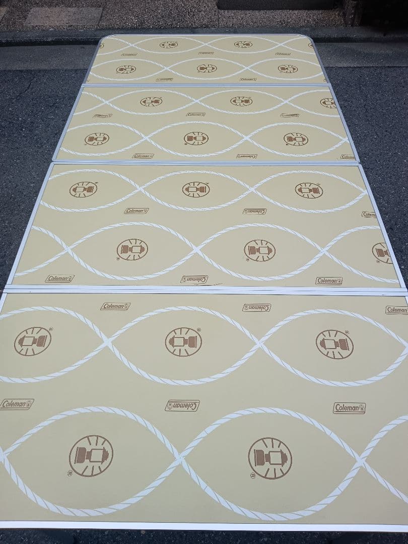 【Coleman】スリム四折テーブル 収納ケース付