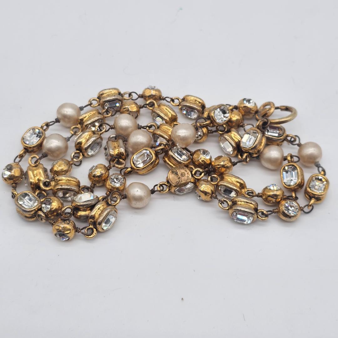 シャネル ヴィンテージ ロングネックレス 96cm