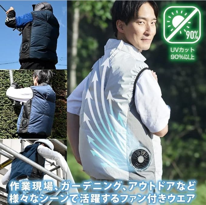 【新品】４Lベストタイプ バッテリー付フルセットYAMAZEN 空調服