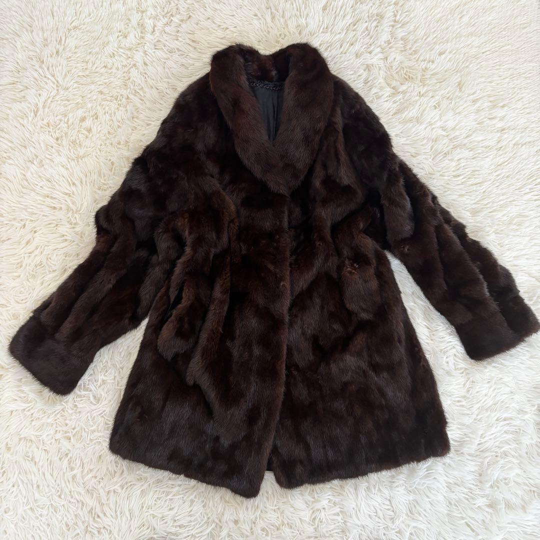 BLACKGLAMAブラックグラマ ミンクMINKリアルファーコートジャケット