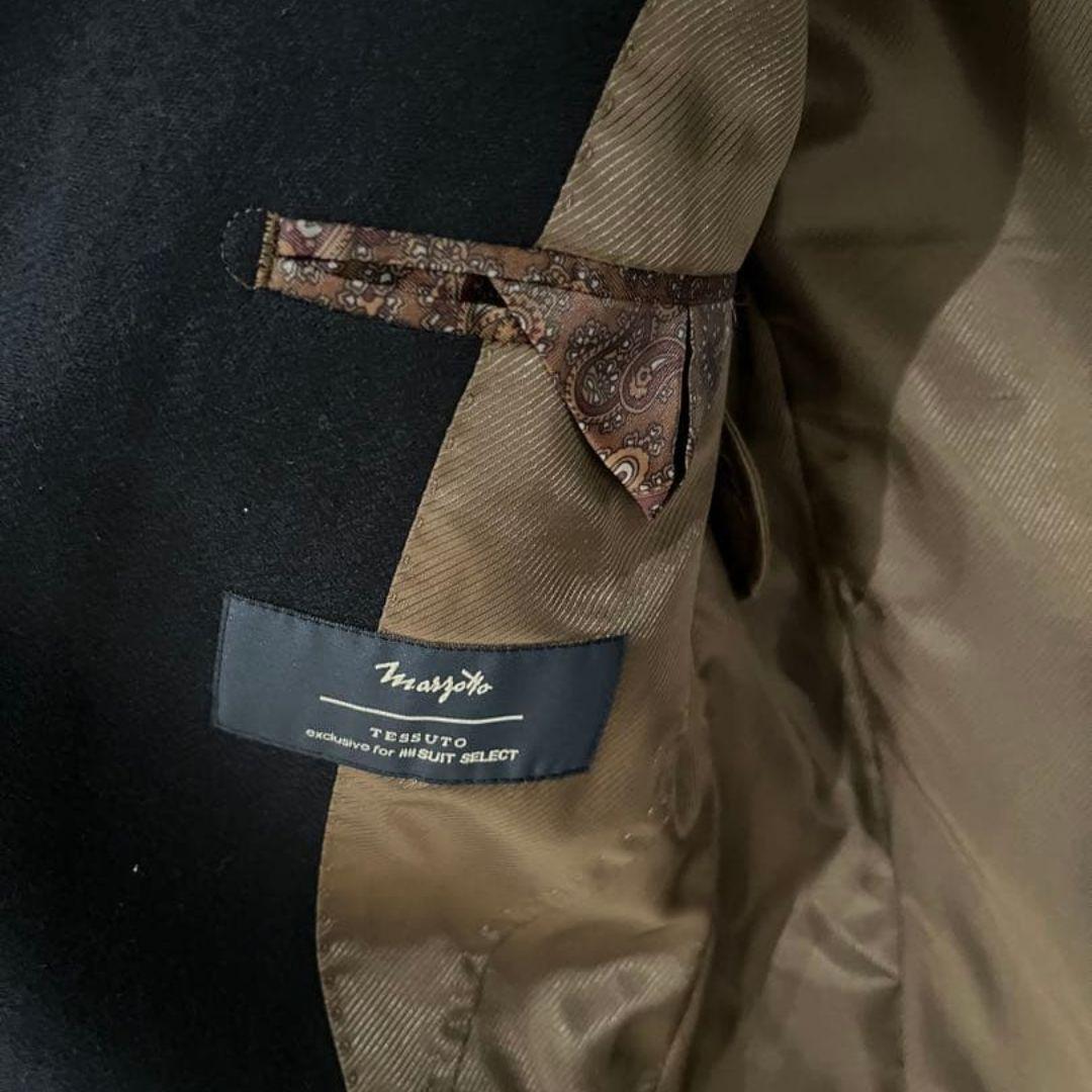 美品スーツセットアップ　ダークネイビー　スーツセレクト　マルゾット生地　A5