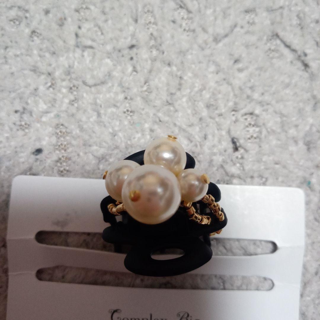 Complex Biz 　ポライトシェルパール　ホイップクリップ　２個セット黒