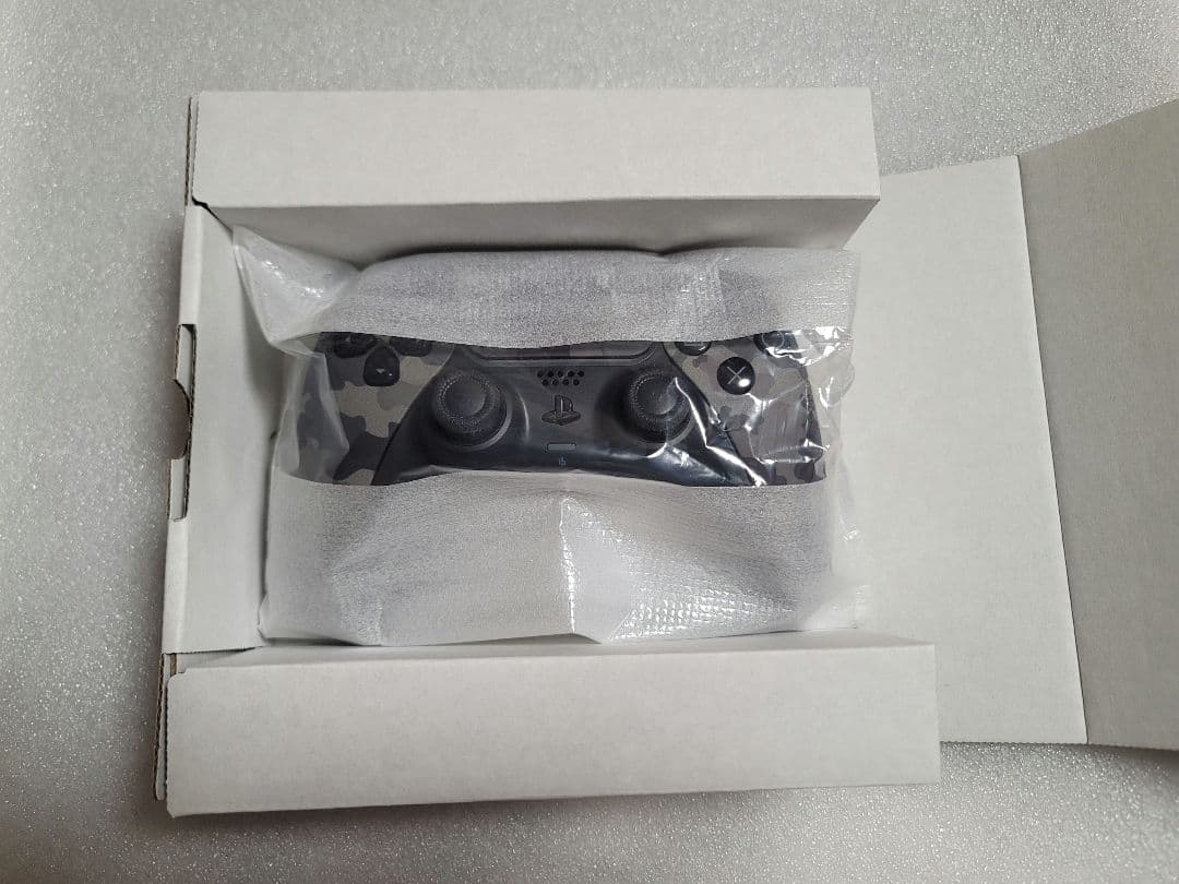 PS5 左右反転 デュアルセンス ワイヤレスコントローラー グレーカモフラージュ