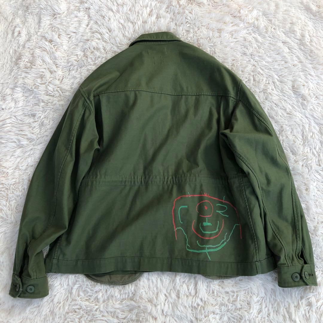 FACETASM　オーバーサイズ　ミリタリージャケット　ファセッタズム　オリーブ