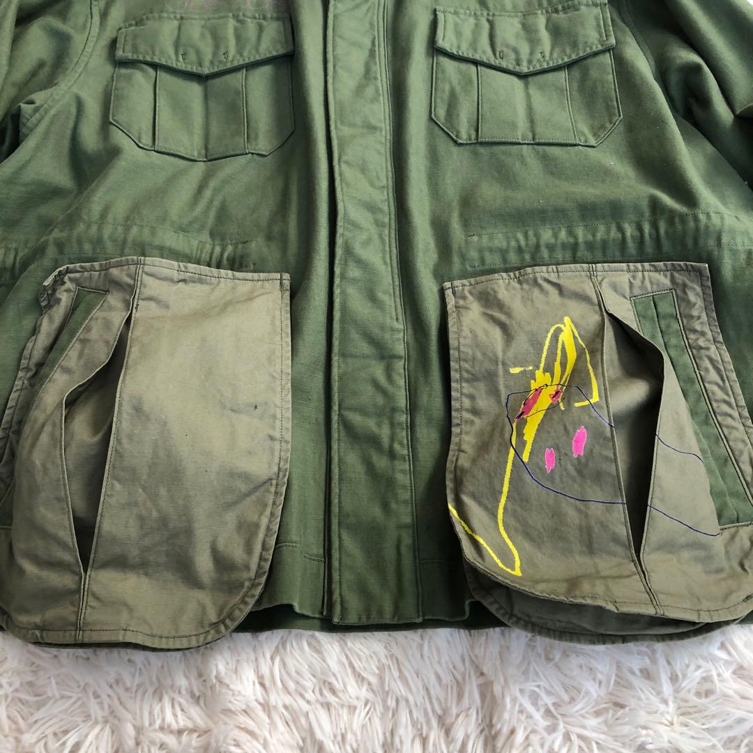 FACETASM　オーバーサイズ　ミリタリージャケット　ファセッタズム　オリーブ