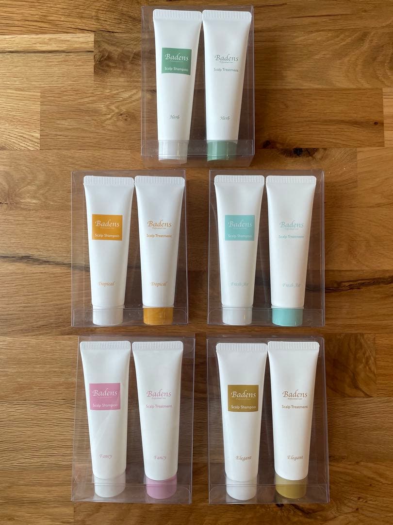 Badensスカルプシャンプー＆トリートメント5種セット