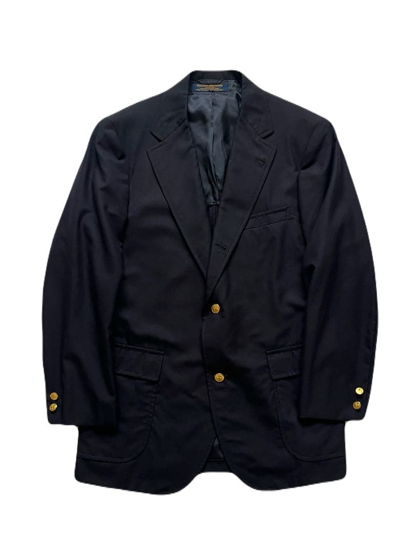 最高峰 USA製 ブルックスブラザーズ MAKERS ネイビー ブレザー 40R