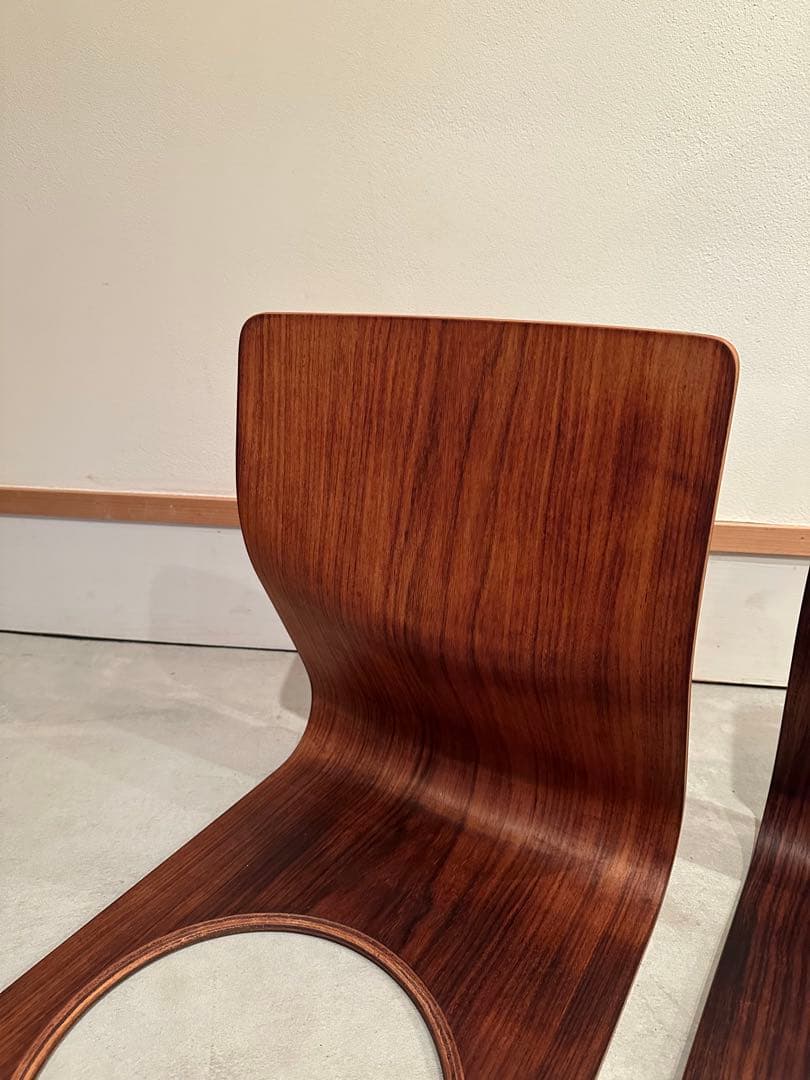 【2脚セット】天童木工 座椅子 TENDO 希少 レア ローズウッド カスタム品