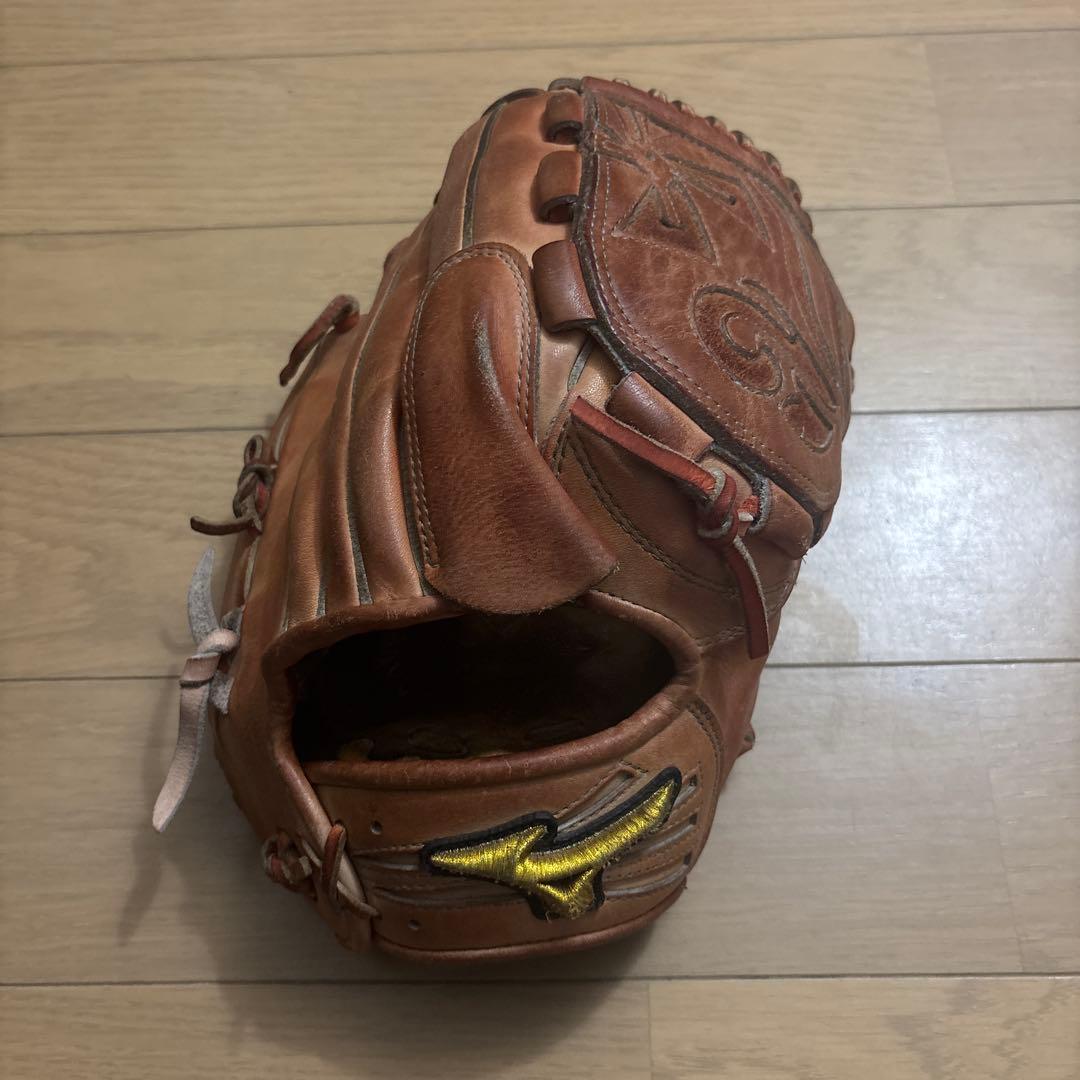 硬式野球グローブ 赤色 ミズノプロ