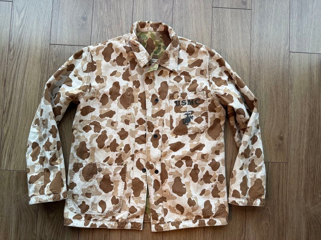 バズリクソンズ USMC 迷彩 カバーオール 38