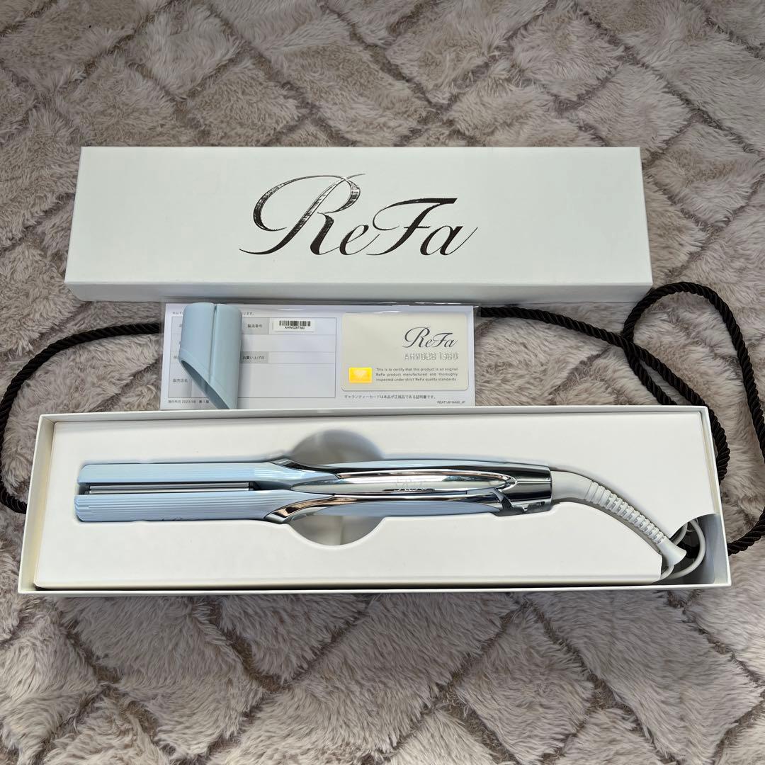 【美中古】リファ ストレートアイロン プロ ホワイト 検 Refa ヘアアイロン