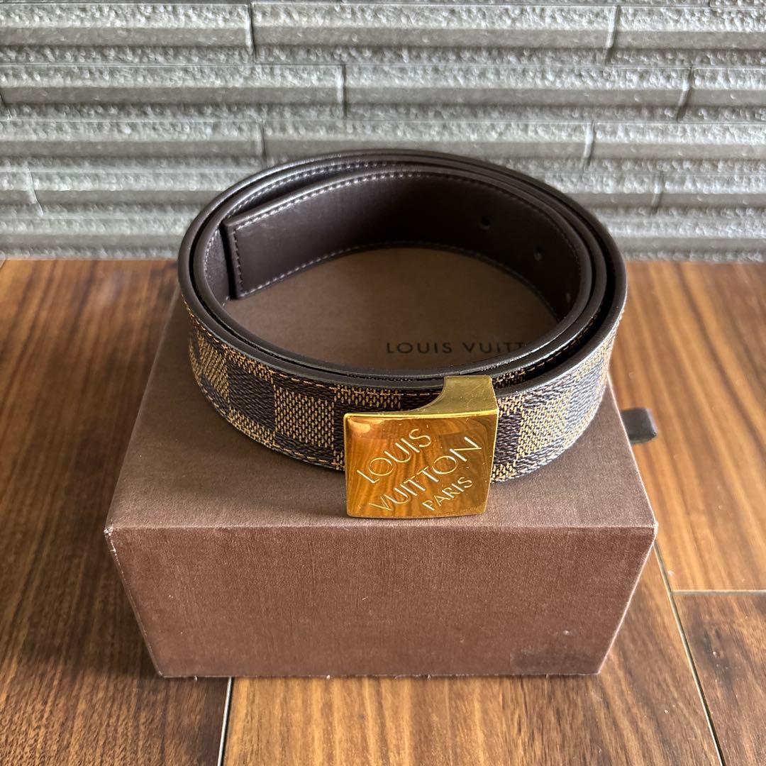 【LOUIS VITTON】ルイヴィトン ダミエ ベルト　85/34
