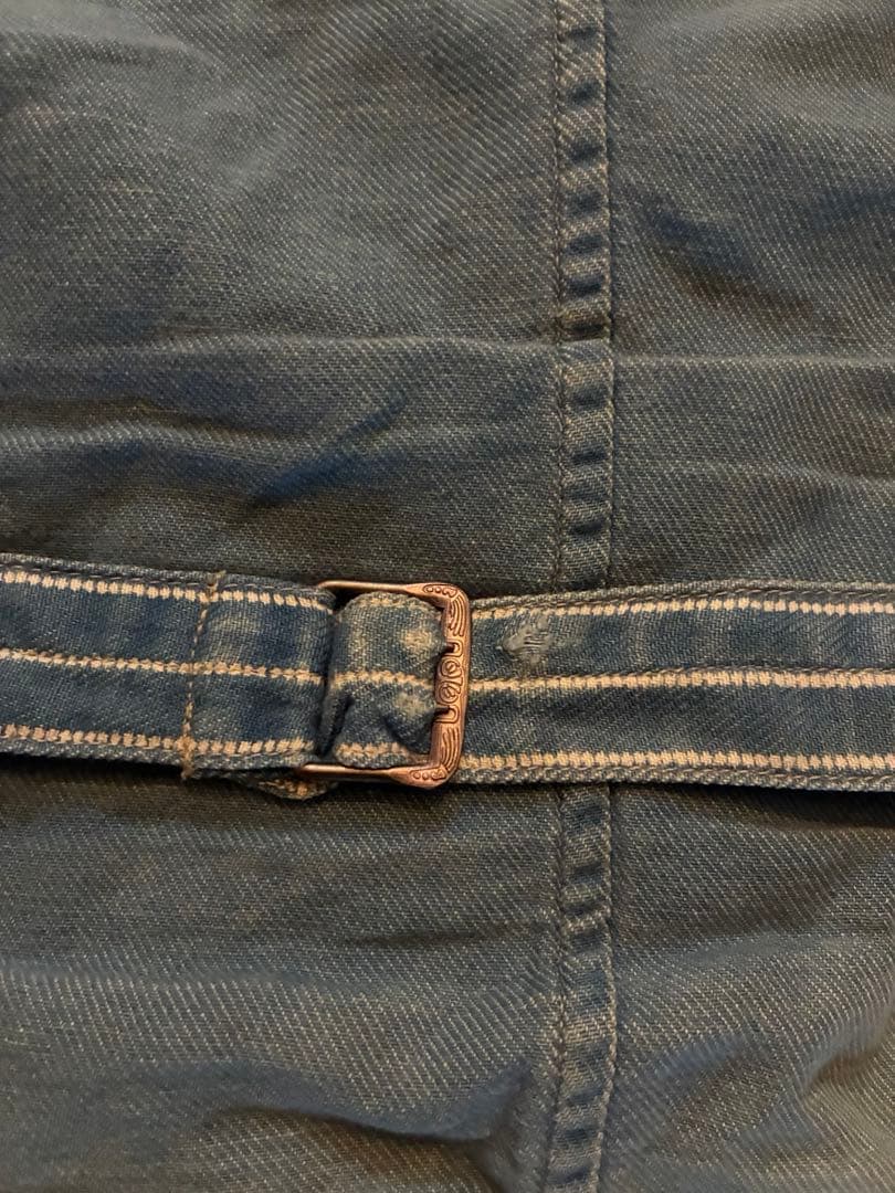 RRL デニム ストライプ ベスト ラルフローレン