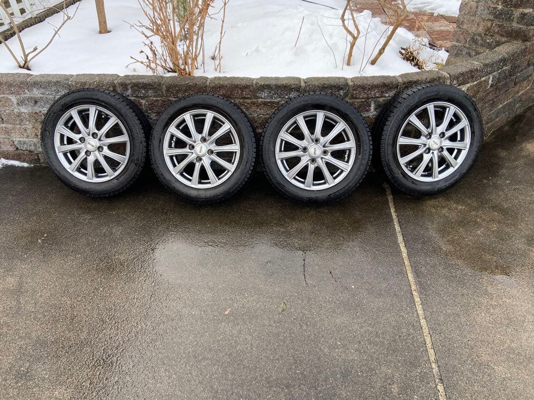 【送料込】ホイール付ブリザックVRX3♪155/65R14♪23年製♪２本その②