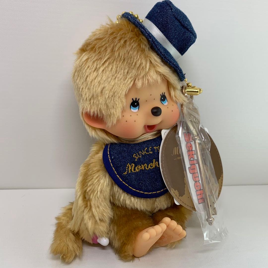 新品 40周年 デニム 男の子 モンチッチ monchhichi 499