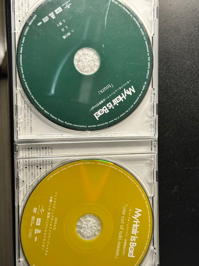 t*i様 My Hair is Bad 「tours」　会場限定盤