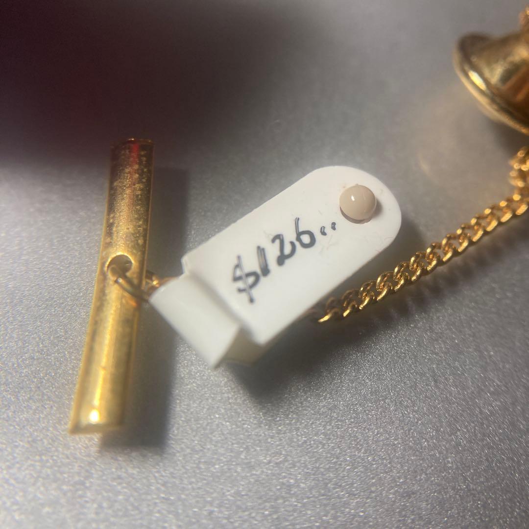 (=^▽^)σ現地でk18(18金)の金具で製作したオパールタイピン