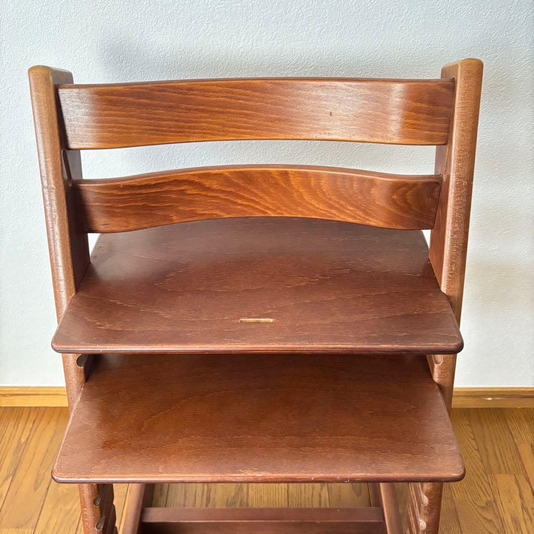 ストッケ　トリップ トラップ　ベビーチェア+ベビーセット　ウォールナットブラウン