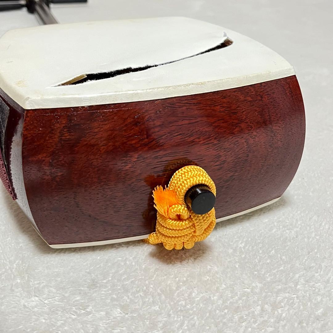 津軽三味線　太棹　紅木　こうき　トチ　2.8cm三味線