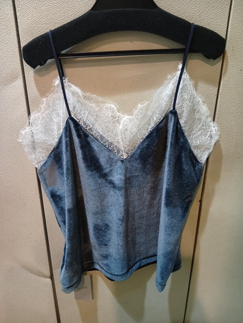 miller/ミラー SLOBE別注 ベロアレースミャミソール