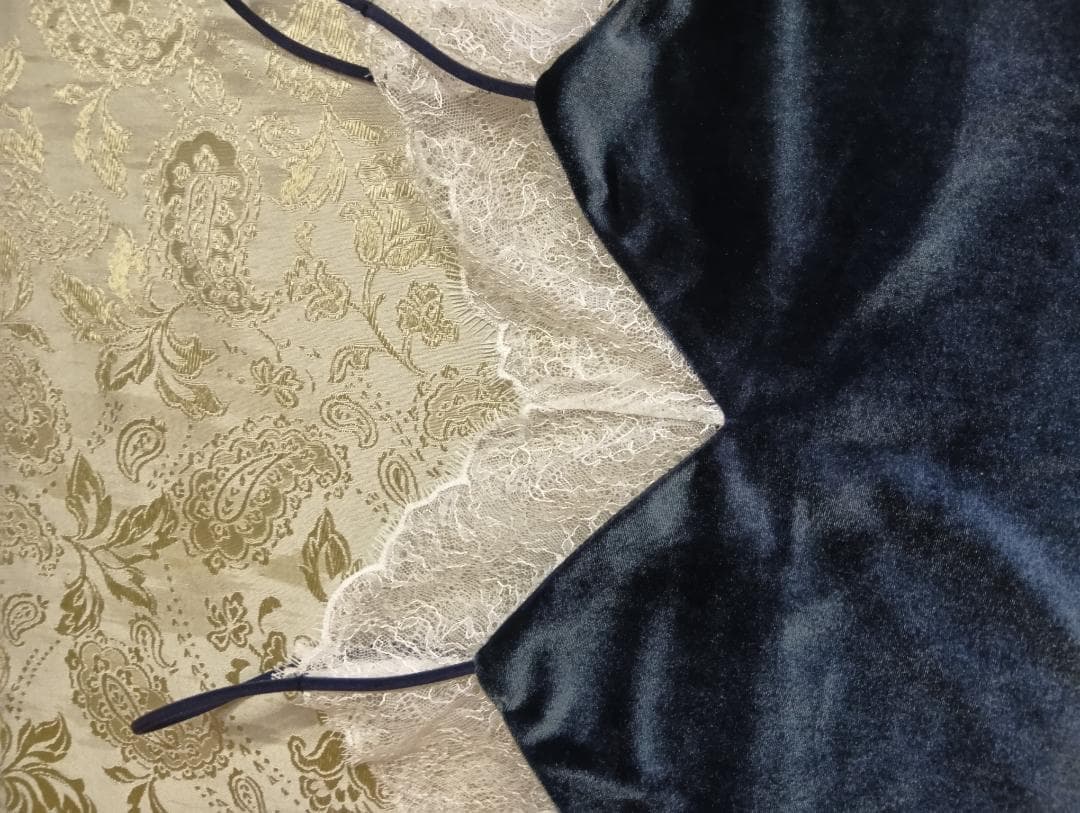 miller/ミラー SLOBE別注 ベロアレースミャミソール