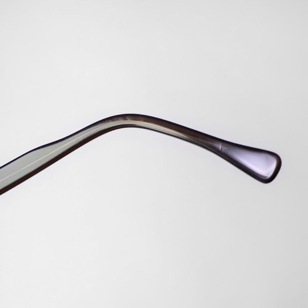 デッド80sビンテージSFBジャーマン メガネ フレーム ドイツ製 伊達眼鏡 茶