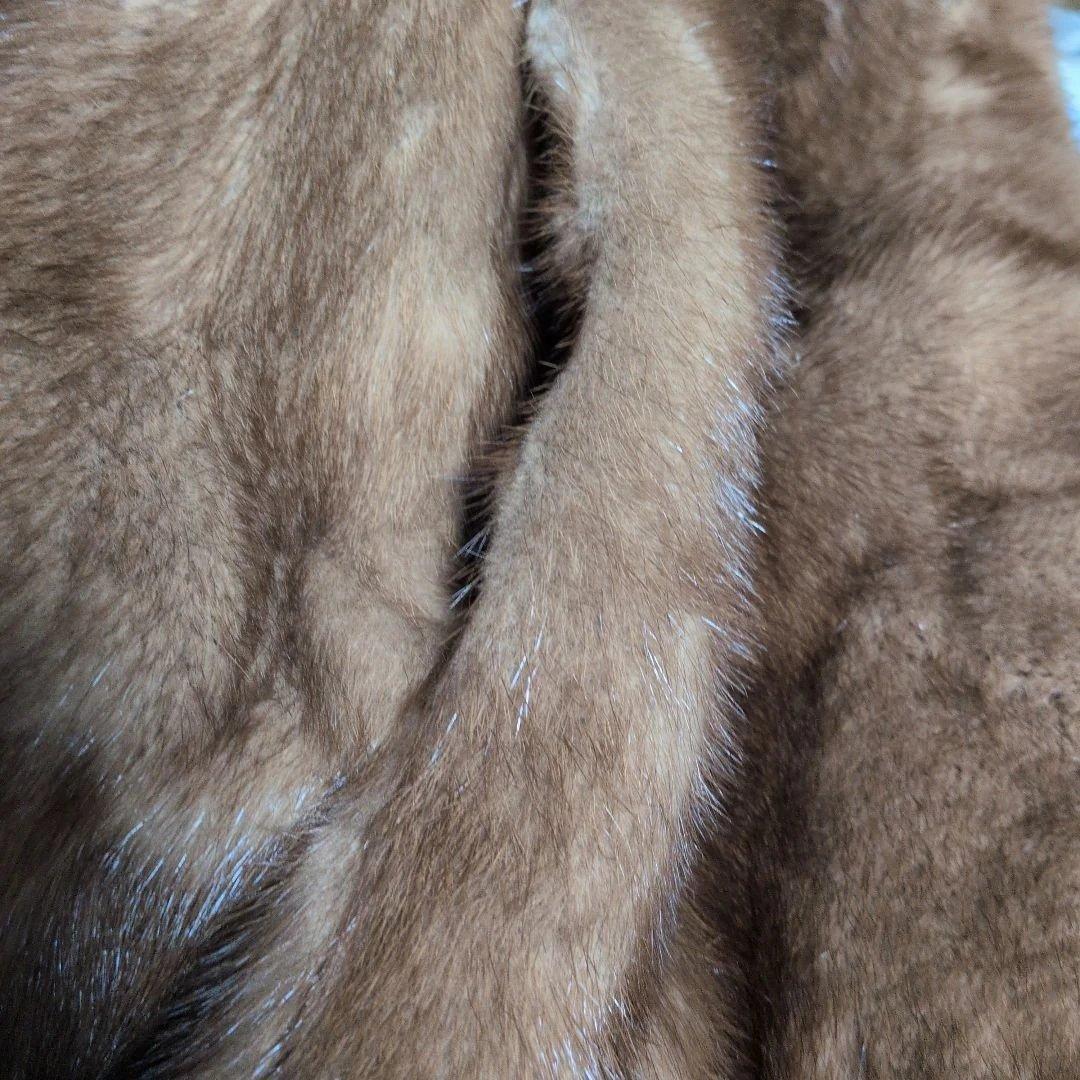 MOONBAT ミンク毛皮　リアルファーコート