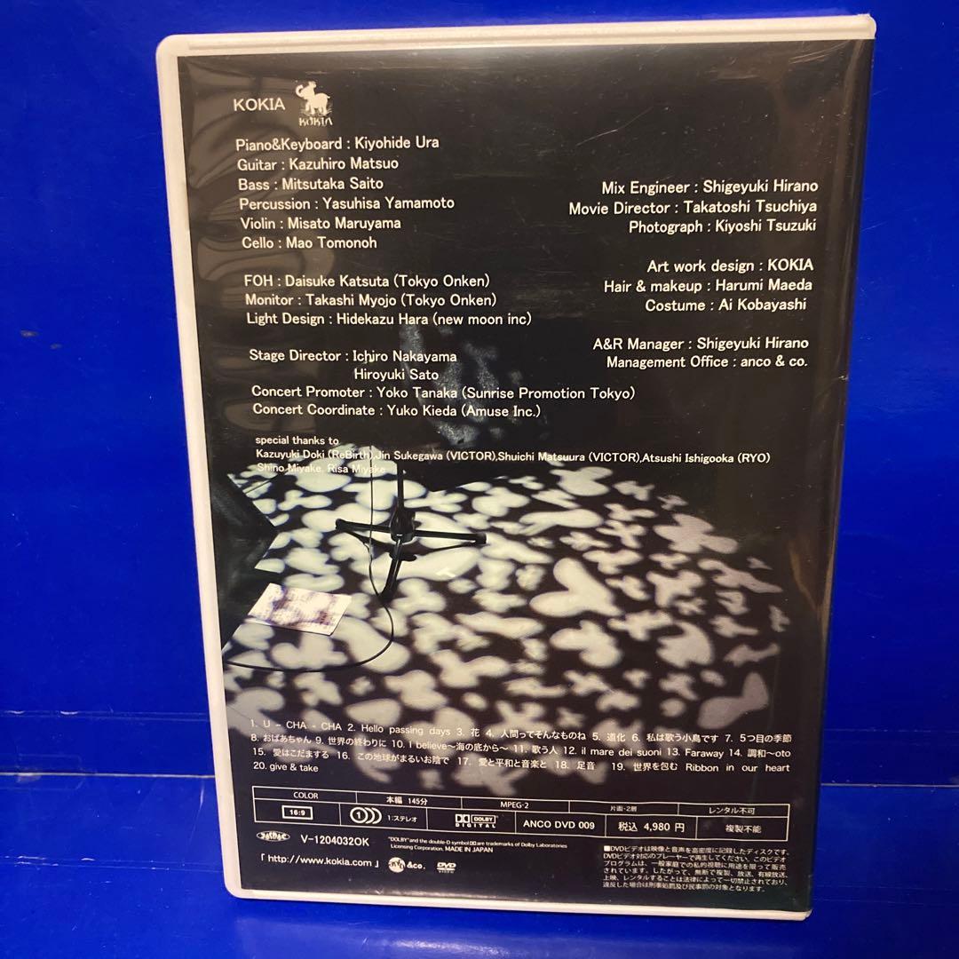 KOKIA concert tour DVD 5本セット 直筆サイン入