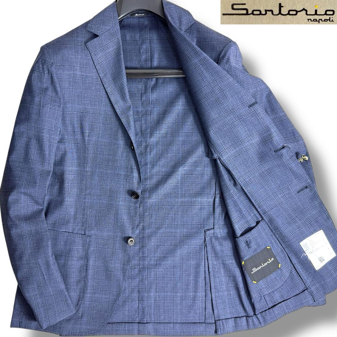 J7323新品サルトリオ 24SSエディフィス別注グレンプレイドサマージャケット