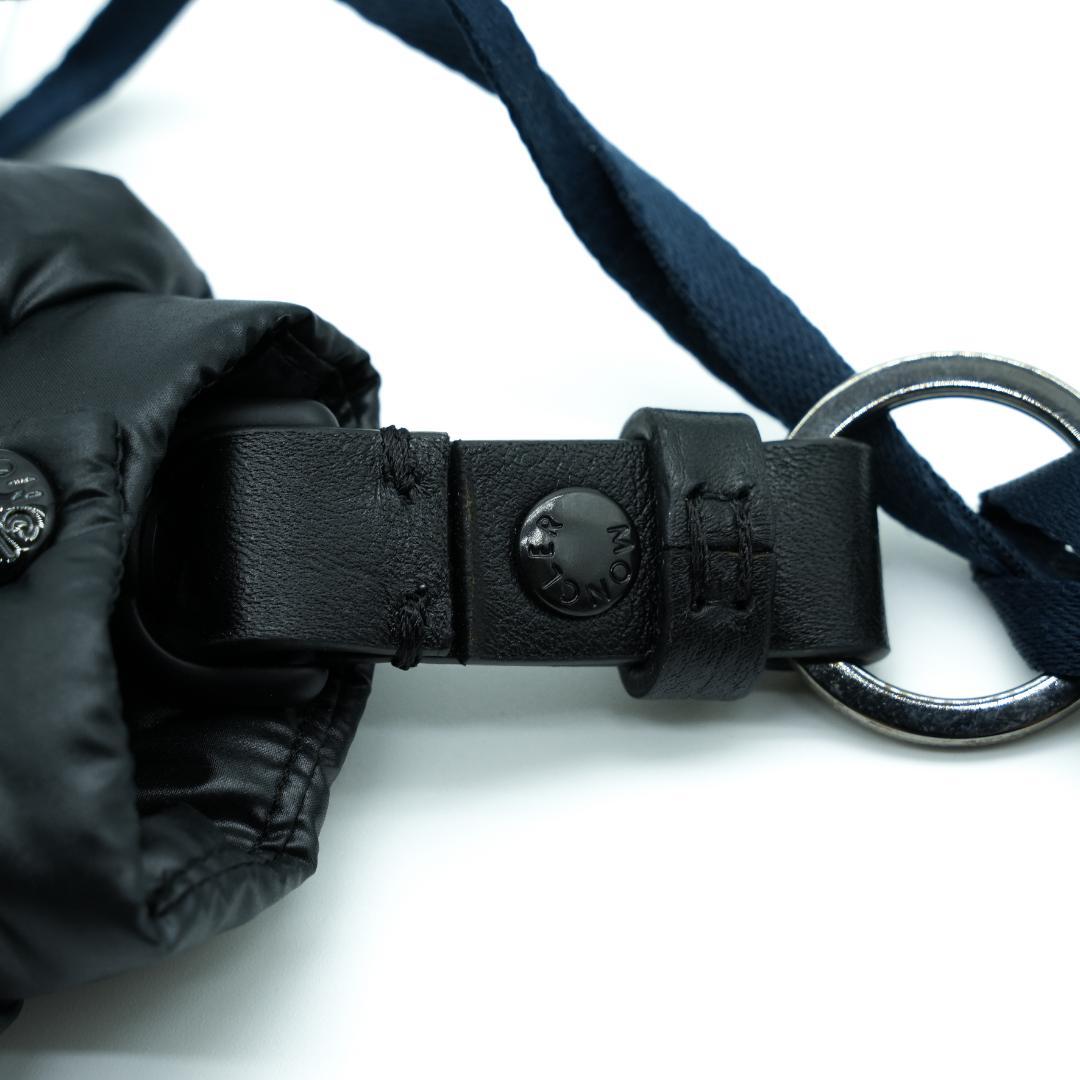 【新品未使用】MONCLER モンクレール ベストキーリング ブラック