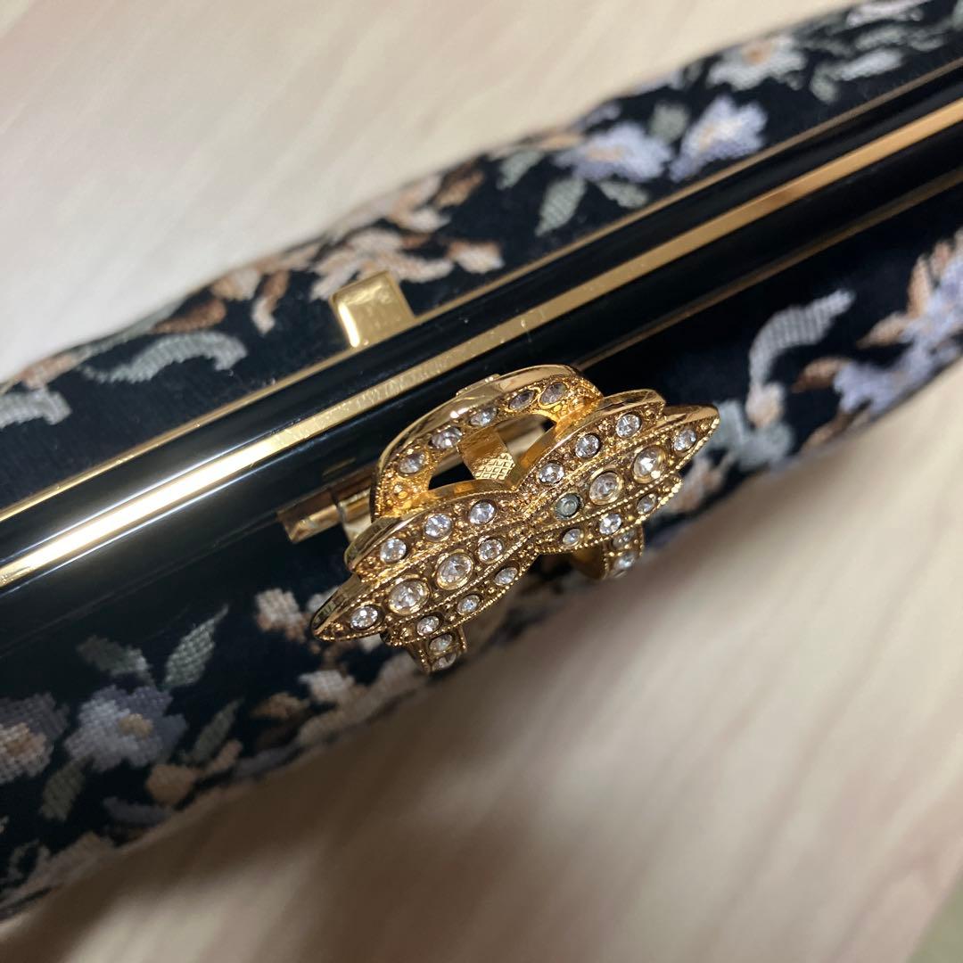 ア*シ様 プチポワン　久家道子　刺繍バッグ　パーティバッグ