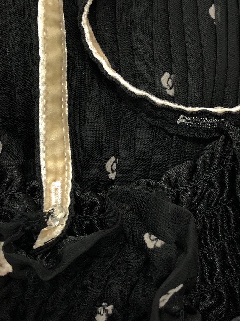 axes femme 古着 ナポレオンデザイン キャミ ミニワンピース