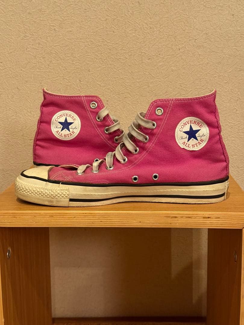 80s CONVERSE ALL STAR HI 当て布 US 8.5 USA