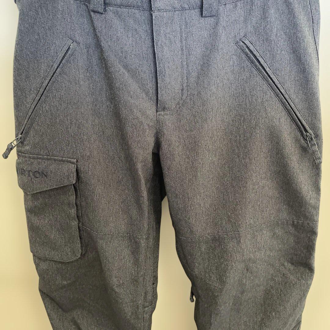 BURTON スノーボードデニム柄パンツ Sサイズ