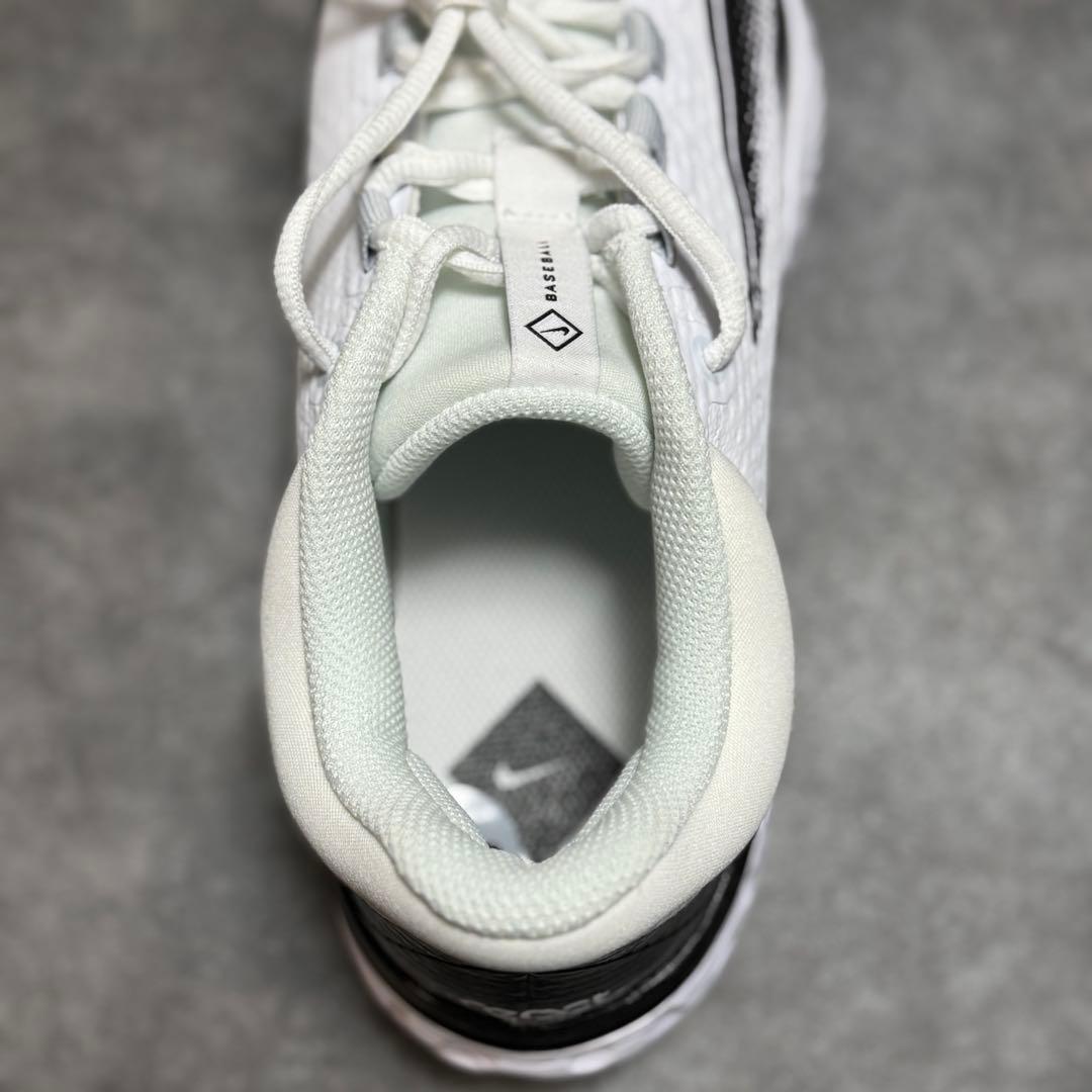 Alpha Huarache Elite 4 Low 野球 スパイク 金具 白