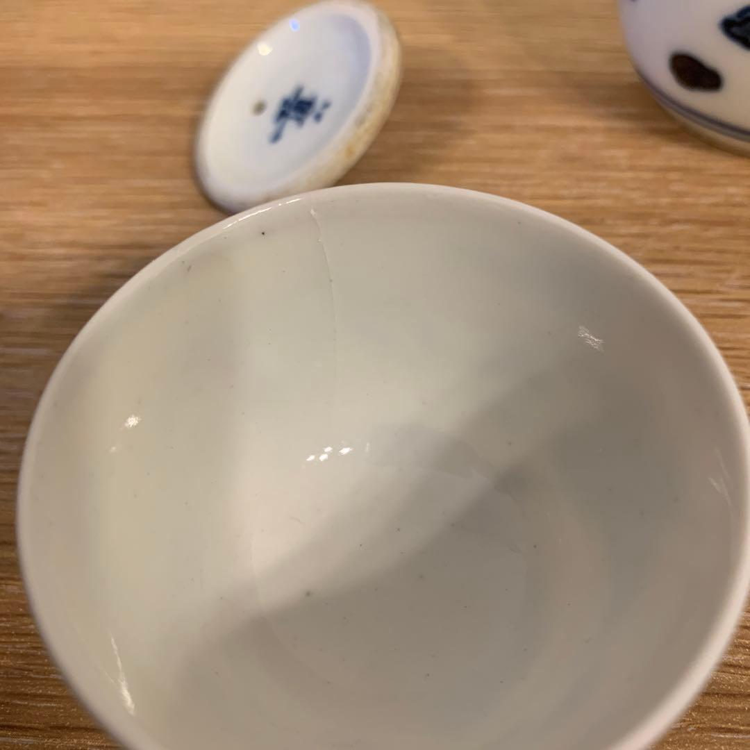 初代 道八 茶器　　鹤の図　259