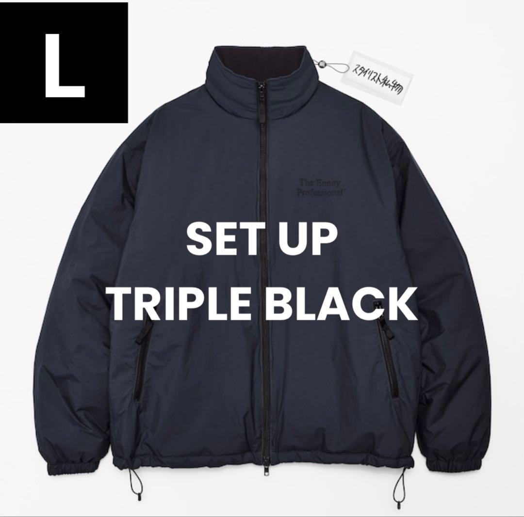 ジャケット・アウター L SET UP NYLON PADDED JACKET+PANTS