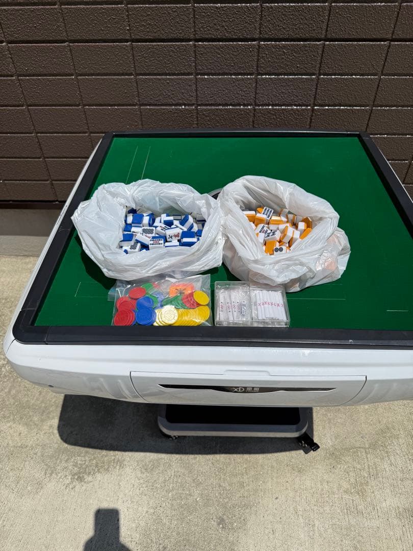 全自動麻雀卓 ENMMA 本体 動作確認済み 付属品セット 牌