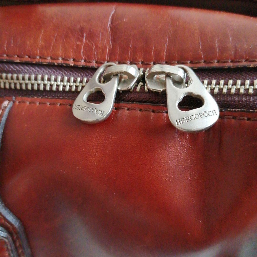 HERGOPOCHエルゴポック　2wayレザービジネスバッグ
