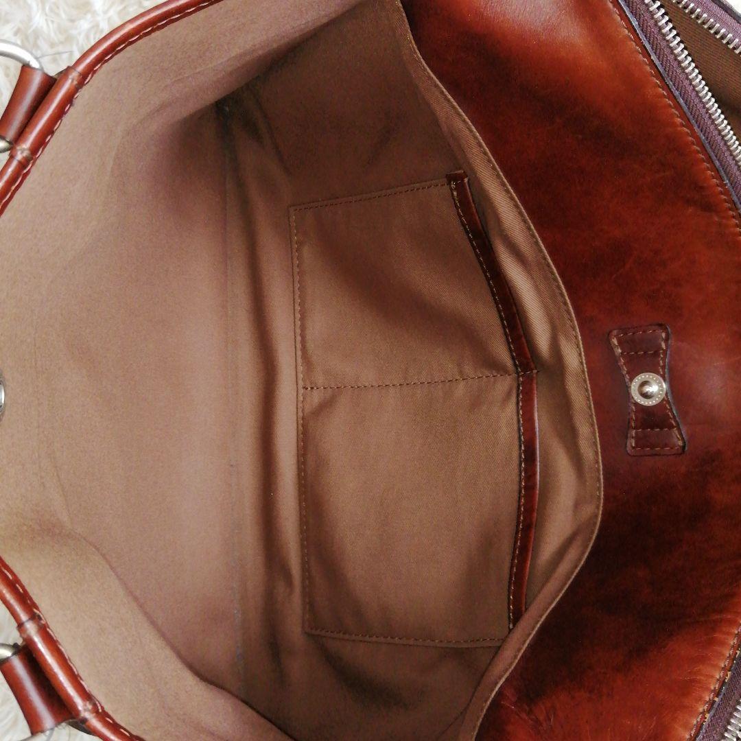 HERGOPOCHエルゴポック　2wayレザービジネスバッグ