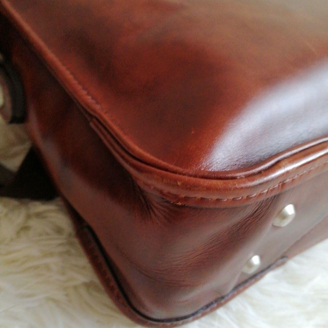 HERGOPOCHエルゴポック　2wayレザービジネスバッグ