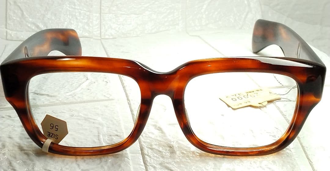 ジョン 　H&C ブラウン ファッション・べっ甲柄メガネ 56-20