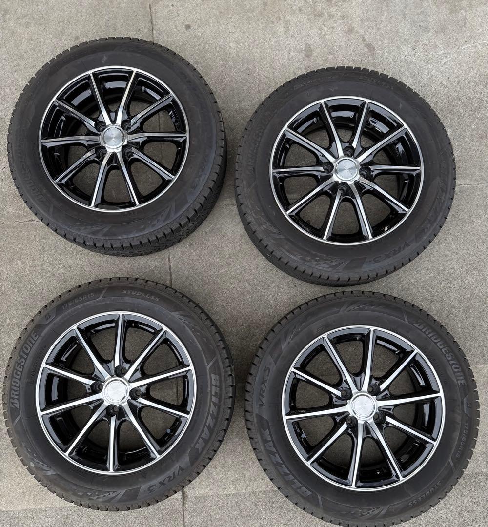 ブリヂストン スタッドレスタイヤ VRX3 15インチ ホイールセット