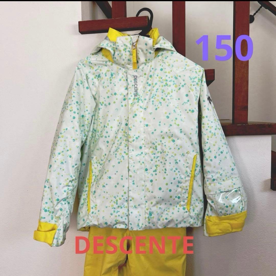 DESCENTE デサント　スキーウェア 子供キッズジュニア用 150 水玉模様