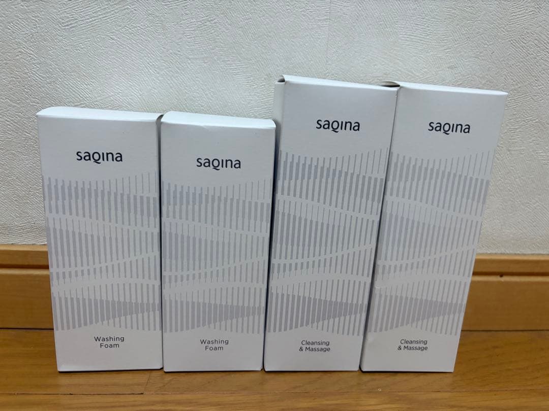 新品SAQINA 洗顔フォーム & クレンジング　4点セット