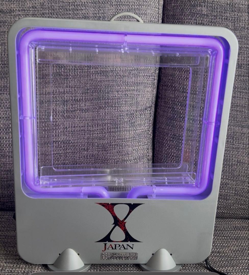 X JAPAN 解散グッズ ネオンライト 点灯確認済 箱あり 希少